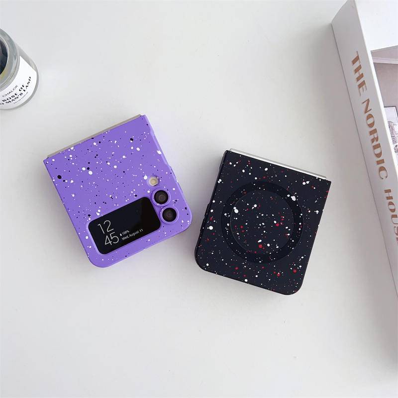 Untuk Galaxy Z Flip3 4 Magsafe Wave Point Case Untuk Samsung Galaxy S22 S23 Note20 Ultra S23 Note10 Plus Tipis Hard PC Slim Cover