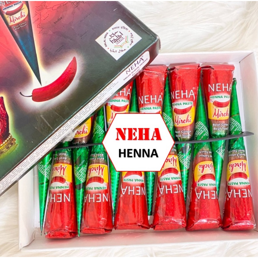 PA NEHA HENNA PASTE HENNA HALAL BPOM ECERAN Heena Henna Hena Magic Herbal AK067