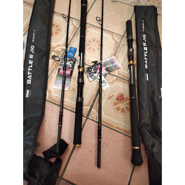Joran Jigging Penn Battle JIG III Pilihan PE 3 4 6 8