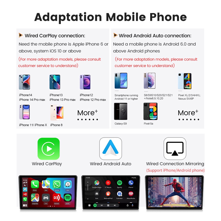 AKN88 - CARLINKIT Dongle Carplay Android Auto Headunit - Wireless CPC200-CCPA