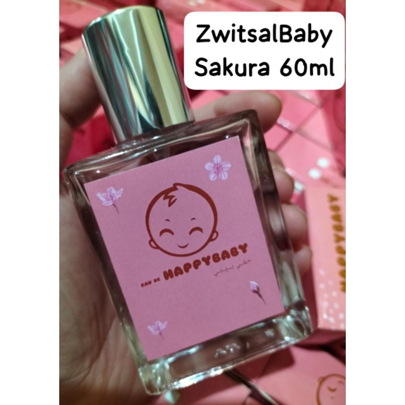 Parfum Zwitsall Baby Sakura Cherry Blossom/Parfum Zwitsal Baby Cherry Blossom/ Parfum Cherry Blossom 60ml/Parfum Pria/Parfum Wanita/Parfum Tahan Lama/PARFUM PREMIUM 60ML / PARFUM UNISEX WANGI TAHAN LAMA