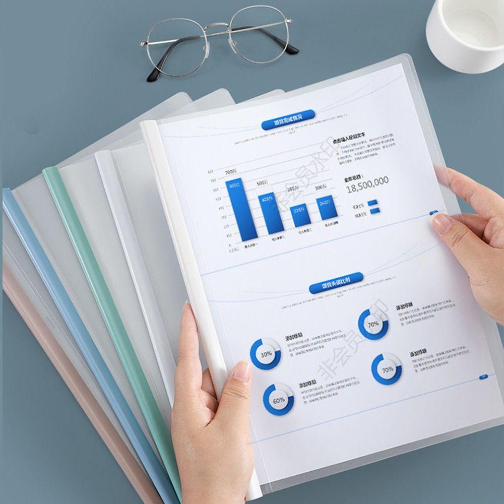 LANFY 10pcs /set Penjepit Folder File A4, Holder Klip File|Paper Folder, Folder Dokumen Akun Tangan Scrapbooking Tahan Air Multifungsi Untuk Kantor