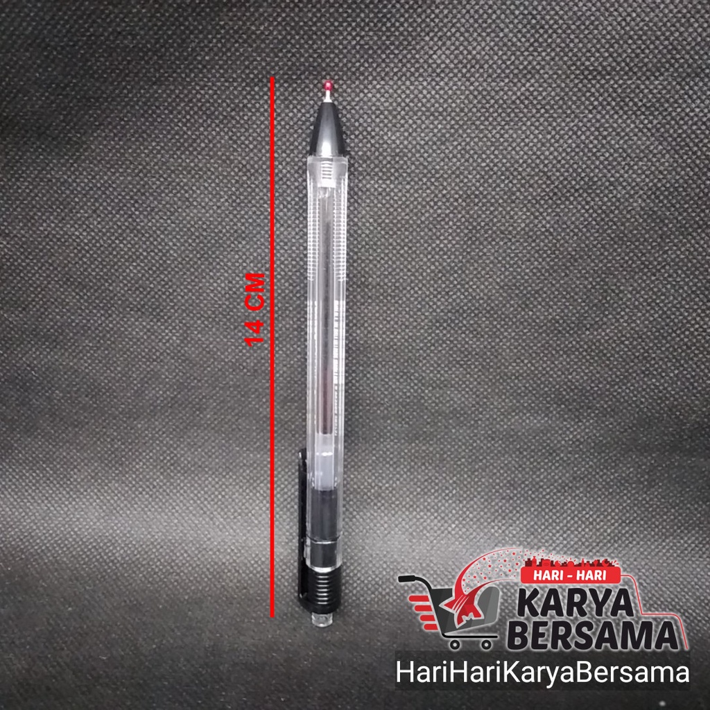 

JOYKO BALLPOINT PULPEN BP-349 VOKUS TRANS 0.7MM BLACK
