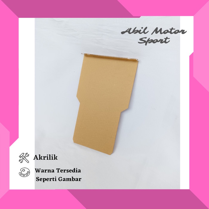 MUDFLAP AKRILIK VARIO 110 INJEKSI PANJANG MUDFLAP VARIO 110 FI ABIL MOTORSPORT