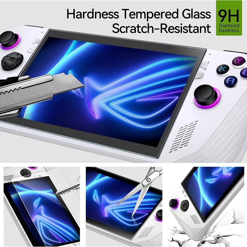 Film Pelindung Tempered Glass Untuk Asus ROG Ally 1Pc/3Pcs Tahan Lama HD Tahan Air Anti Gores Pelindung Layar Konsol Game Aksesoris
