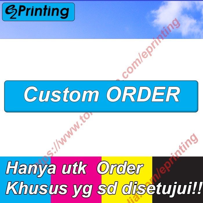 

✨BISA COD✨ -Custom Order 2