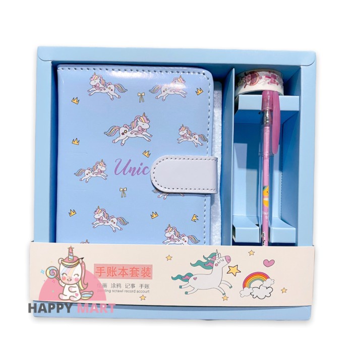 

✨BISA COD✨ -Buku notes (planner) unicorn super premium set - V3