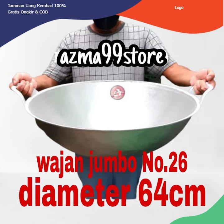 wajan paling super besar kuali jumbo no 26-36