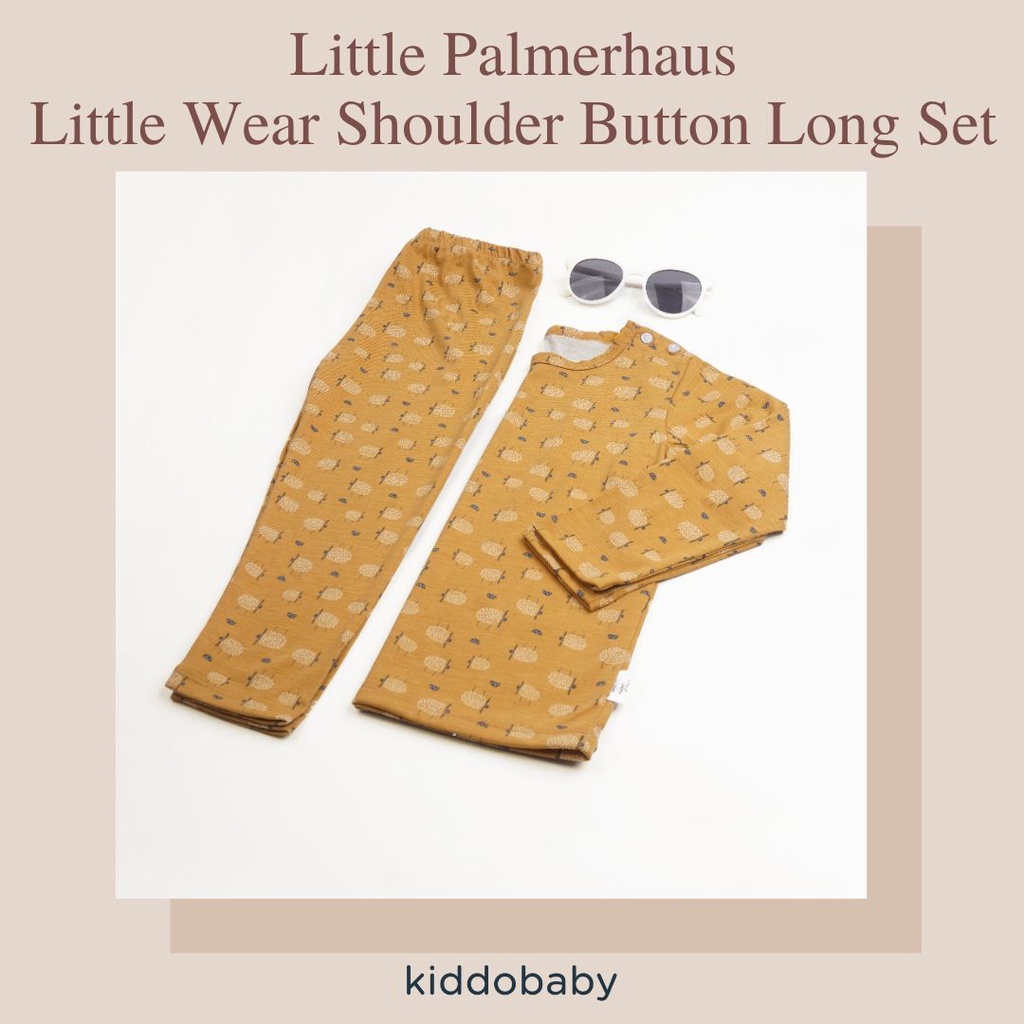 Little Palmerhaus Little Wear Shoulder Button Long Set | Pakaian Anak