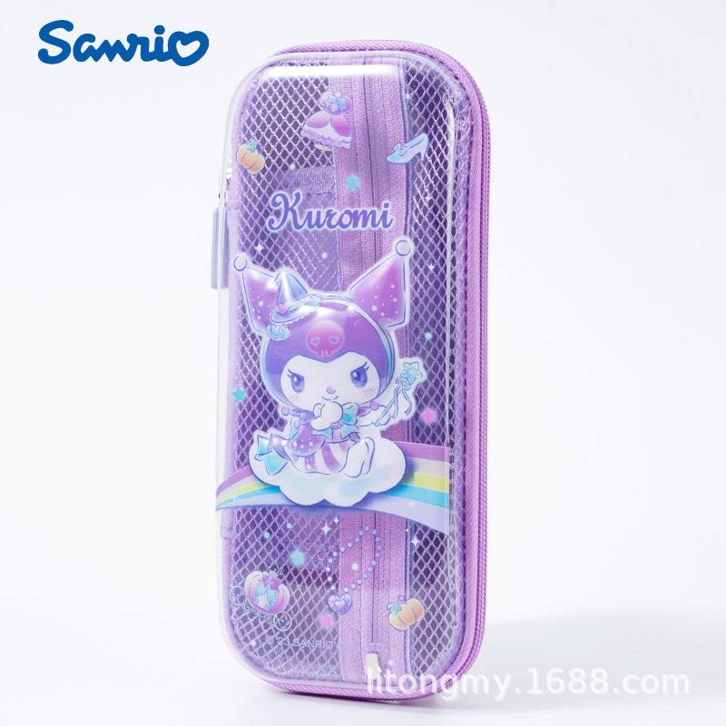 Tempat pensil anak ori sanrio pensil case cinnamoroll kuromi melody hello kitty gliter