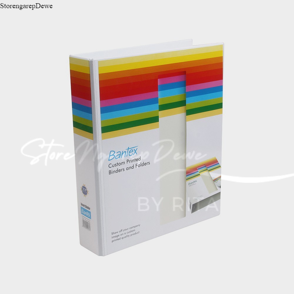 

Bantex Insert Ring Binder 2 Ring 40mm A4 White 8542 07 real barang original bantex