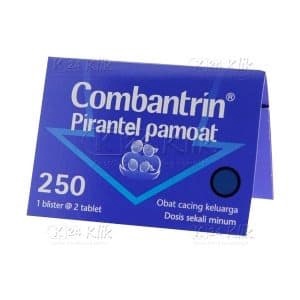 Combantrin Tablet 250mg 1 strip isi 2 tablet | Obat Cacing Combantrin Dewasa Murah