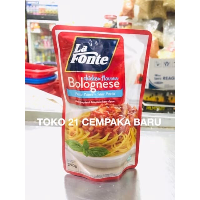 

La Fonte Saus Pasta Chicken Flavour Bolognese 290 gram | LaFonte 290g