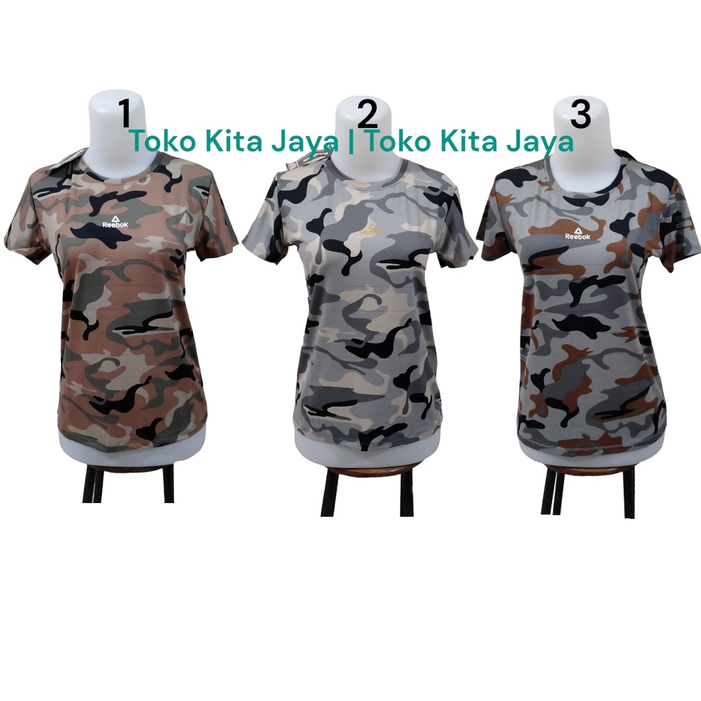 Kaos Wanita Loreng | Kaos Loreng Wanita | Kaos Body Fit | Kaos ARMY