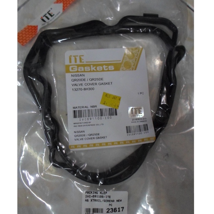 SPAREPART OTOMOTIF- Packing Klep/Tutup Klep Nissan Xtrail T30/Serena New ITE -KOMPONEN AKSESORIS