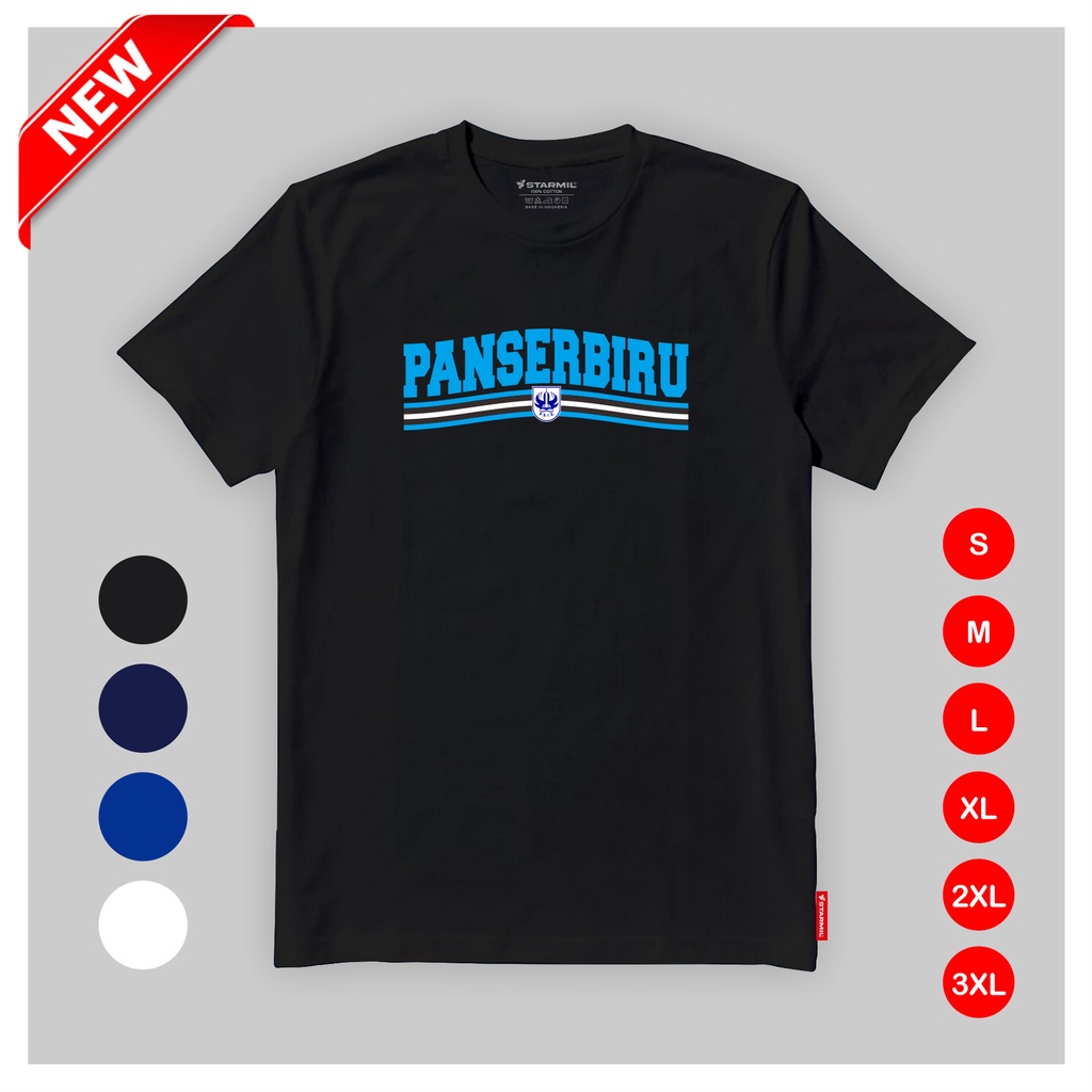 Kaos Panser Biru PSIS Semarang Fans Original Pride Tshirt New by starmils 10919D