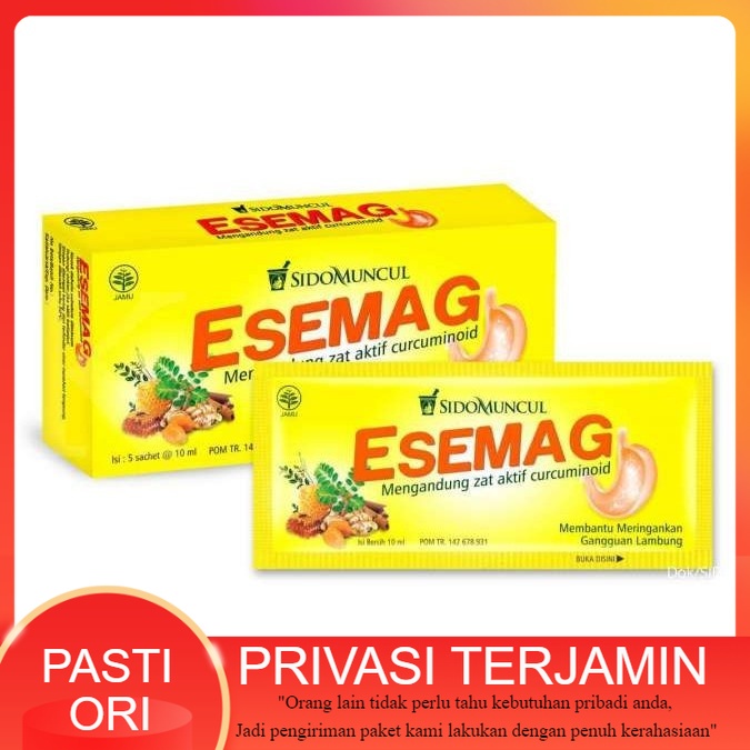 Esemag Sidomuncul Membantu Meringankan Gangguan Lambung / Sidomuncul Esemag isi 5 sachet - Obat Lamb