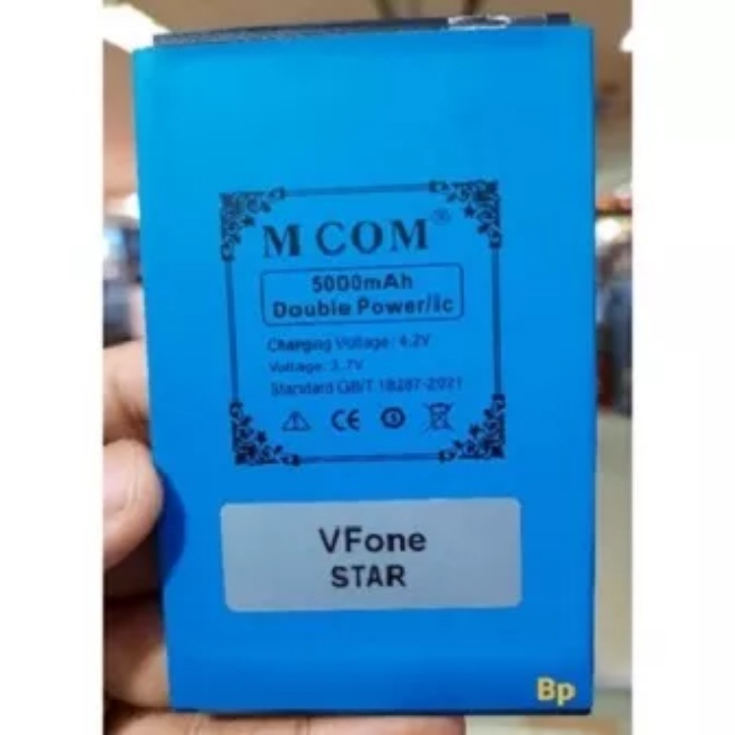 [ 5000 MAH Baterai Vfone N6 Star / ViFone N6 Star - MCOM Baterai Batrai Batre Battre Batery Battery 