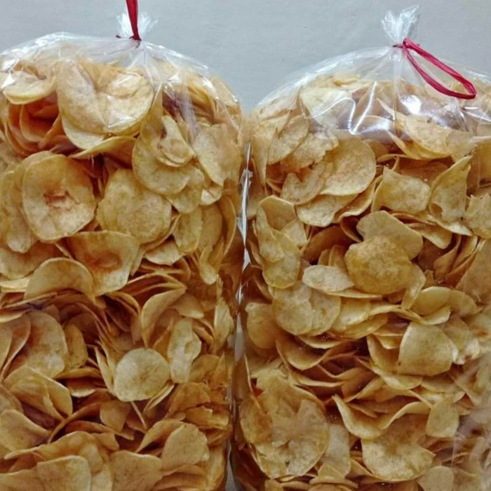 

✨Ready Stok✨ - Keripik Kentang Original Asli Garut Curah Kiloan 1kg - Original Asin