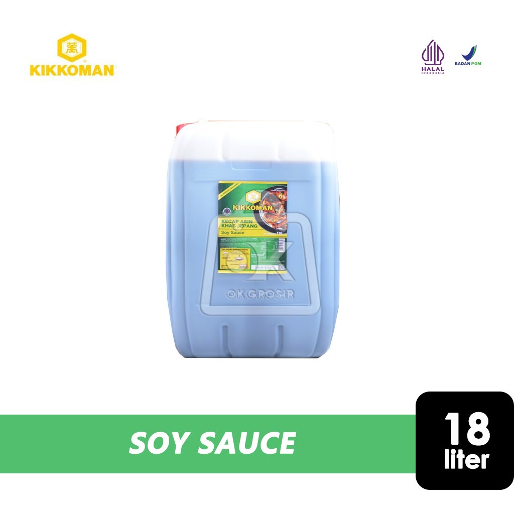 

Kikkoman Soy Sauce Shoyu / Kecap Asin Jepang (18 Liter)