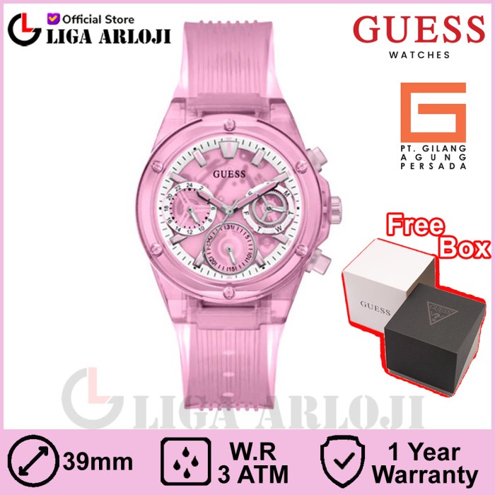 GUESS GW0438L2 Original ATHENA Jam Tangan Wanita Analog Pink