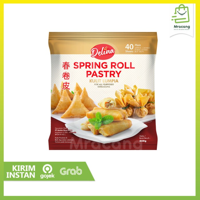 

Kulit Lumpia Delina - Spring Roll Pastry