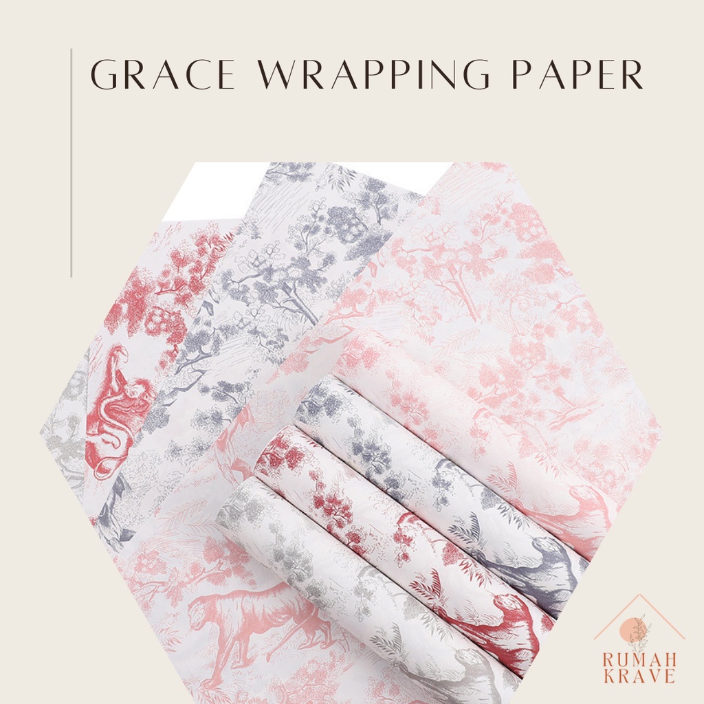 

RUMAH KRAVE - Grace Wrapping Paper Kertas Buket Bunga Kado