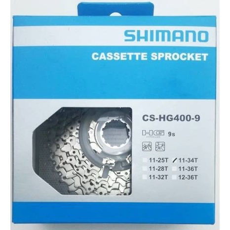 Sprocket Sproket HG400 9 Speed 11-34T - Shimano Alivio Sora 11-34T