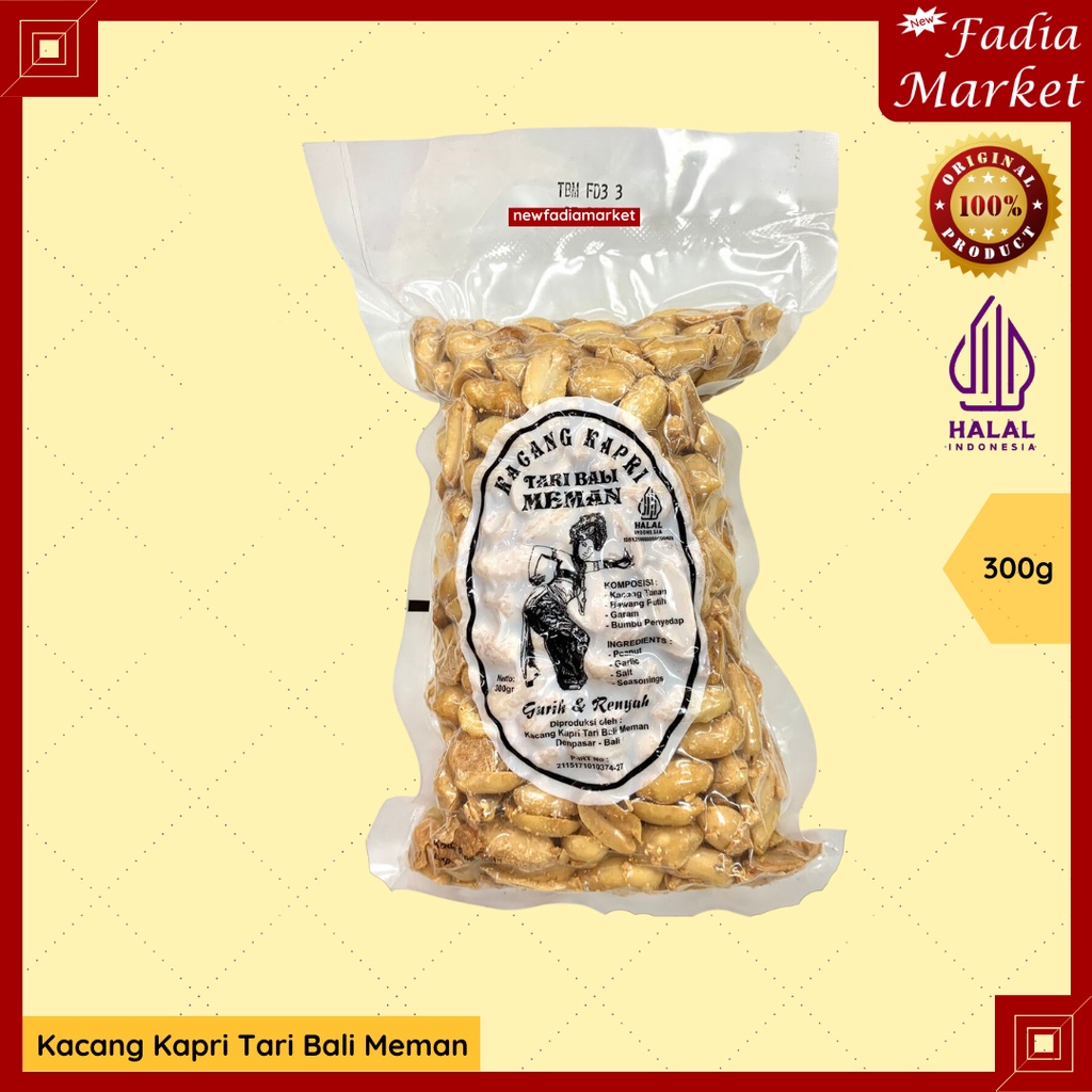 

Kacang Bawang Kapri Cap Tari Bali Meman 300g