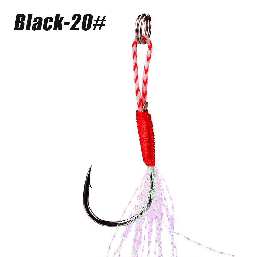 Fishing Hook Jigging Double Assist Hook Pancing Kail Single / Hook Double Hook