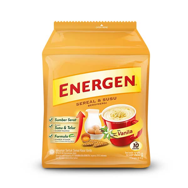 

ENERGEN VANILA isi 10 Sachet @29 GR