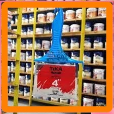 Kuas Cat Tembok / Brush Tika 4 inchi