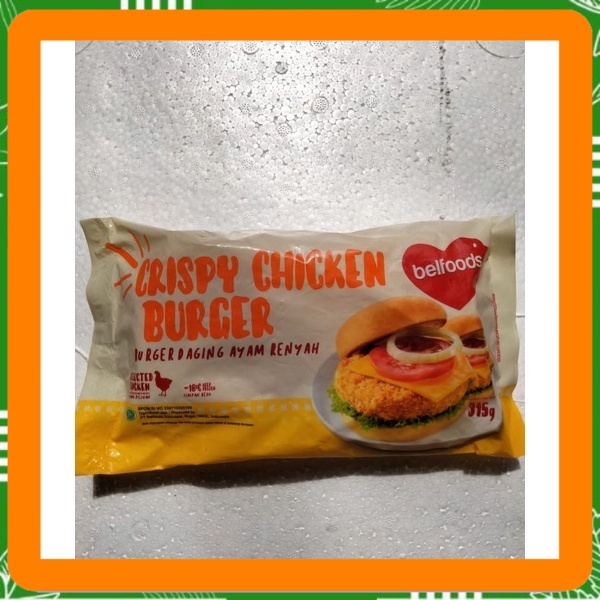 

BELFOODS UENAAAK CRISPY CHICKEN BURGER 315 Gr DAGING AYAM RENYAH Best Seller