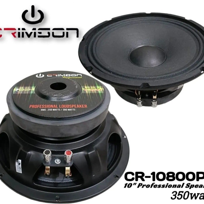 Speaker Komponent Crimson Cr10800 Pa Mid Low Component 10 Inch Cr 10800 Cr10800pa ( Bayar Ditempat )
