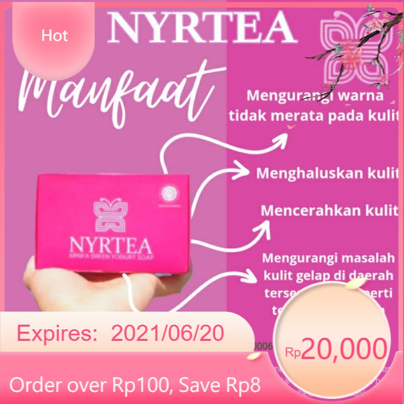 Nyrtea sabun putih/sabun viral .
