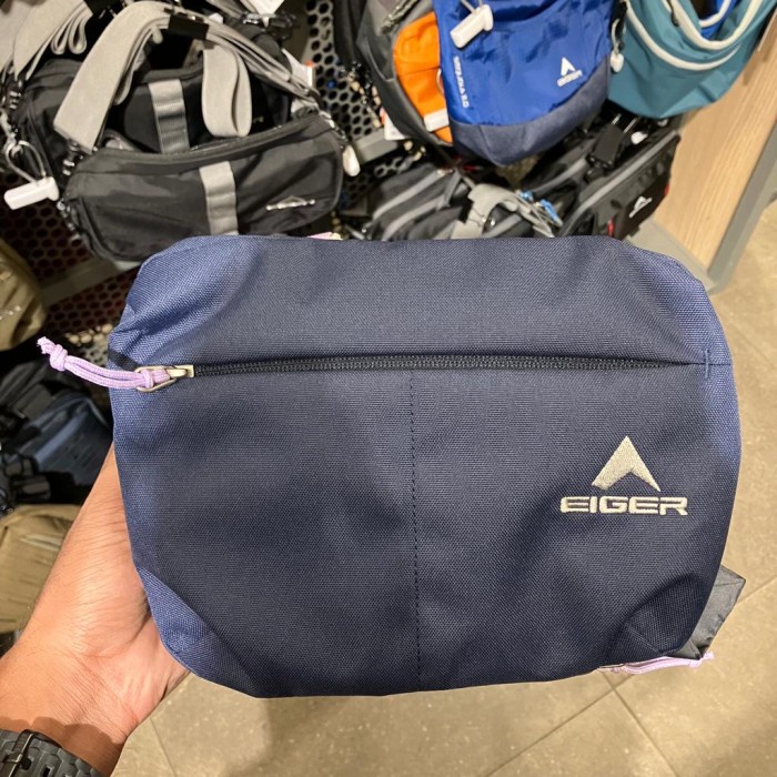 EIGER1989 TAS PINGGANG WANITA SPACIOUS TOILETRY WS - BLUE