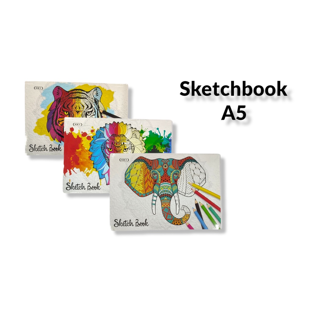 

KIKY A5 Sketchbook ukuran A5 Isi 50 lembar Buku Sketsa - SHSNP