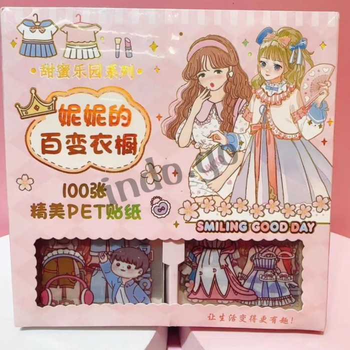 

stiker momo new hologram waterproof isi 100pcs stiker diy viral