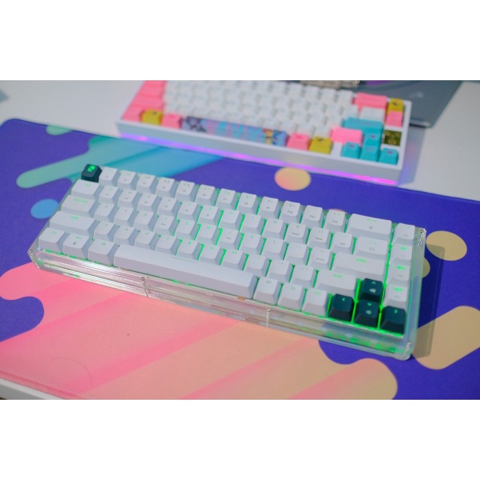 Custom Case Akrilik Keyboard Mechanical Noir N1 - +plateakrilik