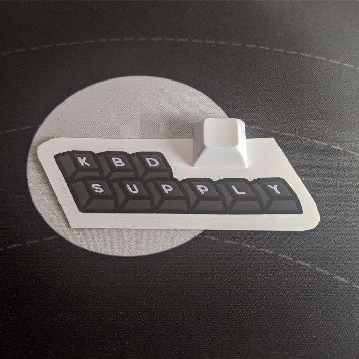 PBT Blank DSA Uniform Profile Mechanical Keyboard Keycaps - Putih