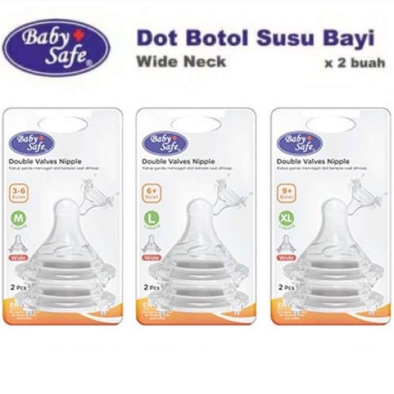Babysafe Nipple Wide Neck - Babysafe Nipple Slim - Pentel Dot Babysafe