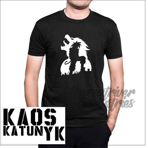 kaos distro komik son go ku monkey dragon ball katun distro
