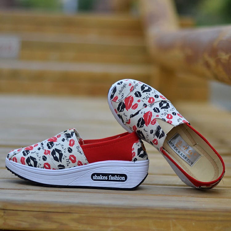 SHOEGALLERY LV0116 &quot;FREE BOX&quot; Sepatu Sneakers Wanita Pansus Lolipops Import