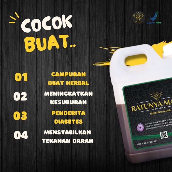 

Madu Murni Asli - Madu Hutan Kalimantan Murni 100% Asli - 500 gram