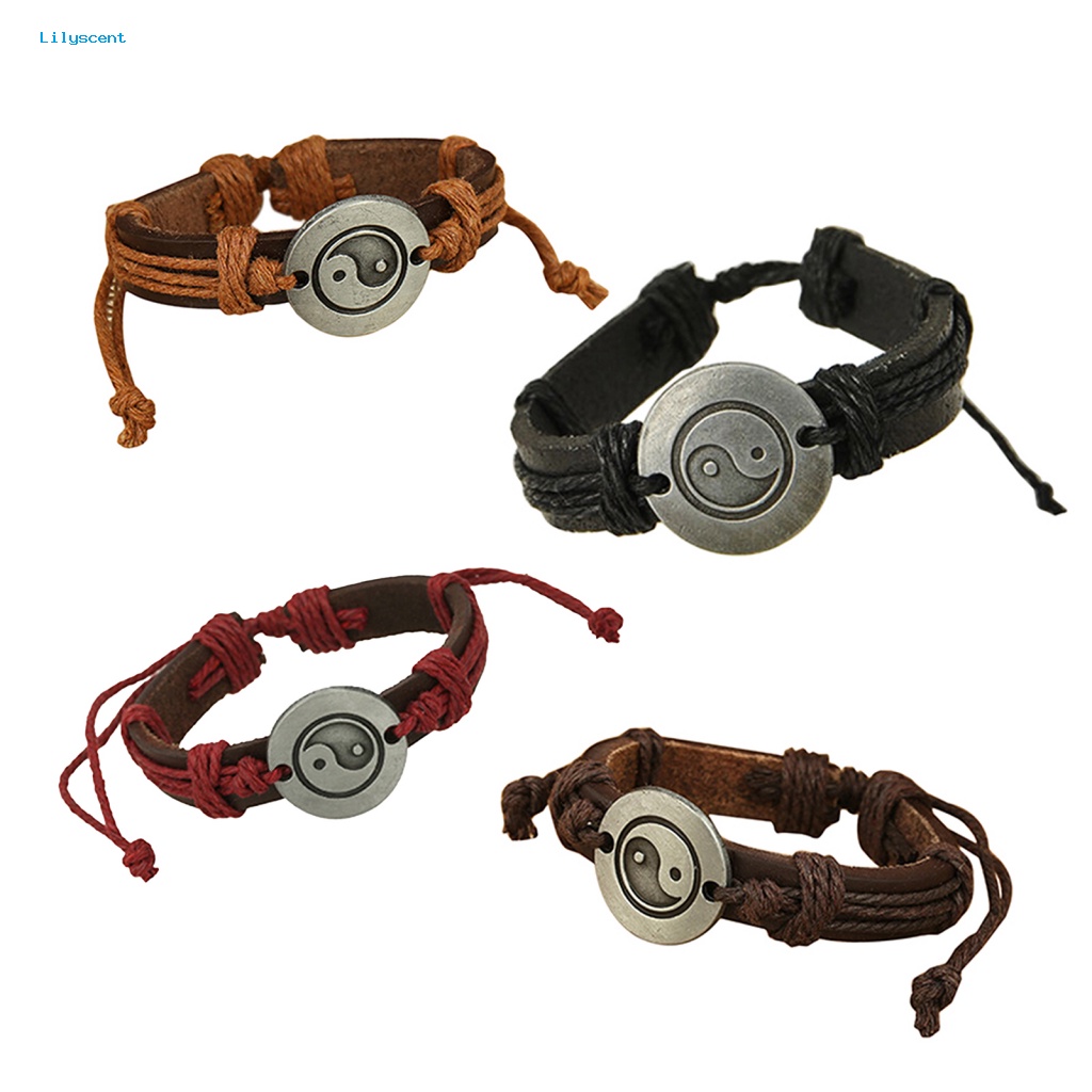 Lilyscent Gelang Tangan Unisex Bangle Untuk Belanja Unisex Charm Infinity Bracelet Multilayer