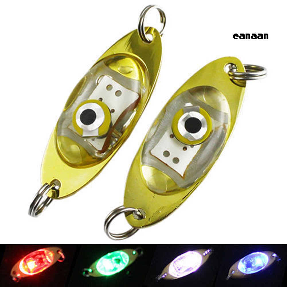 Cnn-led Flash Deep Drop Bentuk Mata Bawah Air Memancing Squid Fish Lure Light