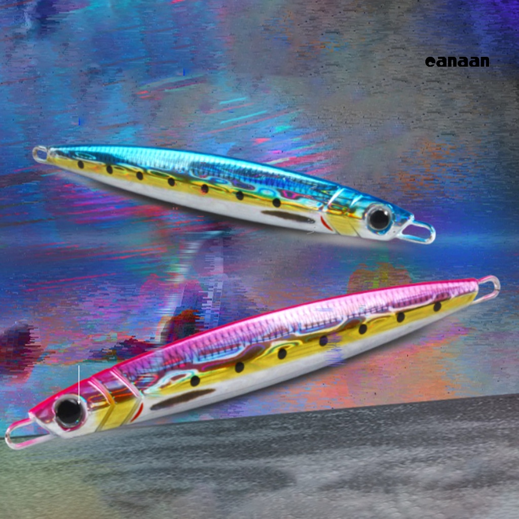 Cnn-60/80/100g Umpan Pancing Warna Terang Kertas Sangat Reflektif 3D-Printed Anti Korosi Jigging Lure Untuk Memancing