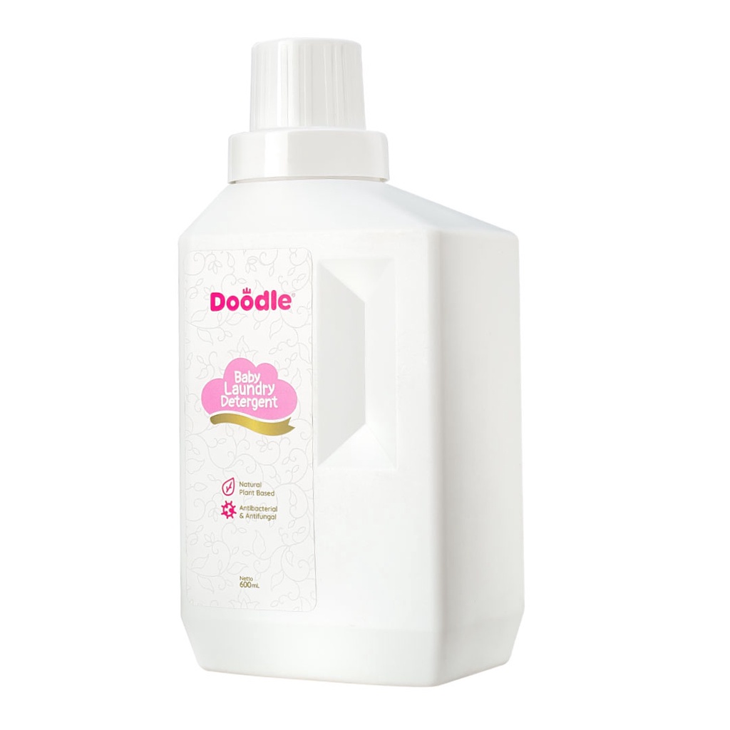 Doodle Detergen Cair Laundry Bayi 600 Ml Natural Plant Based Baby