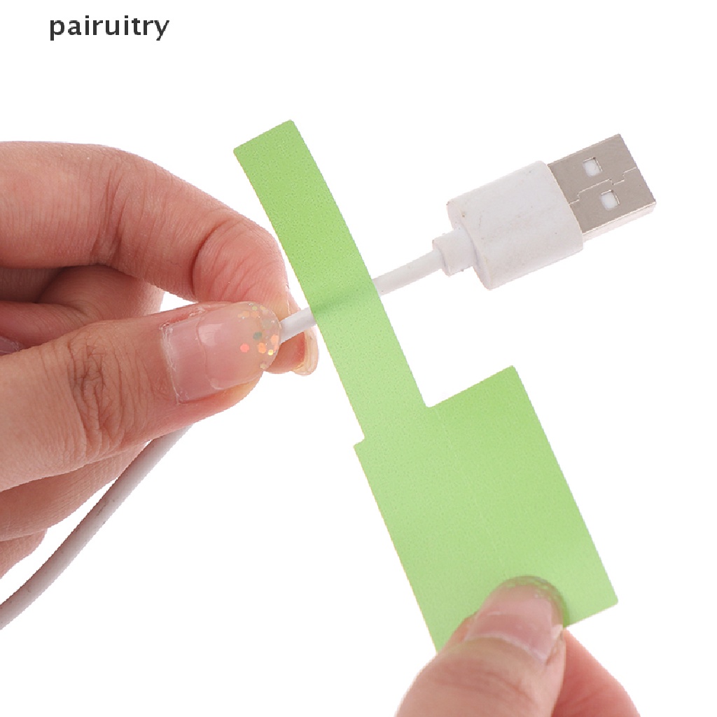 Prt 30pcs/lembar Stiker Kabel Perekat Diri Tahan Air Identifikasi Tag Warna-Warni PRT