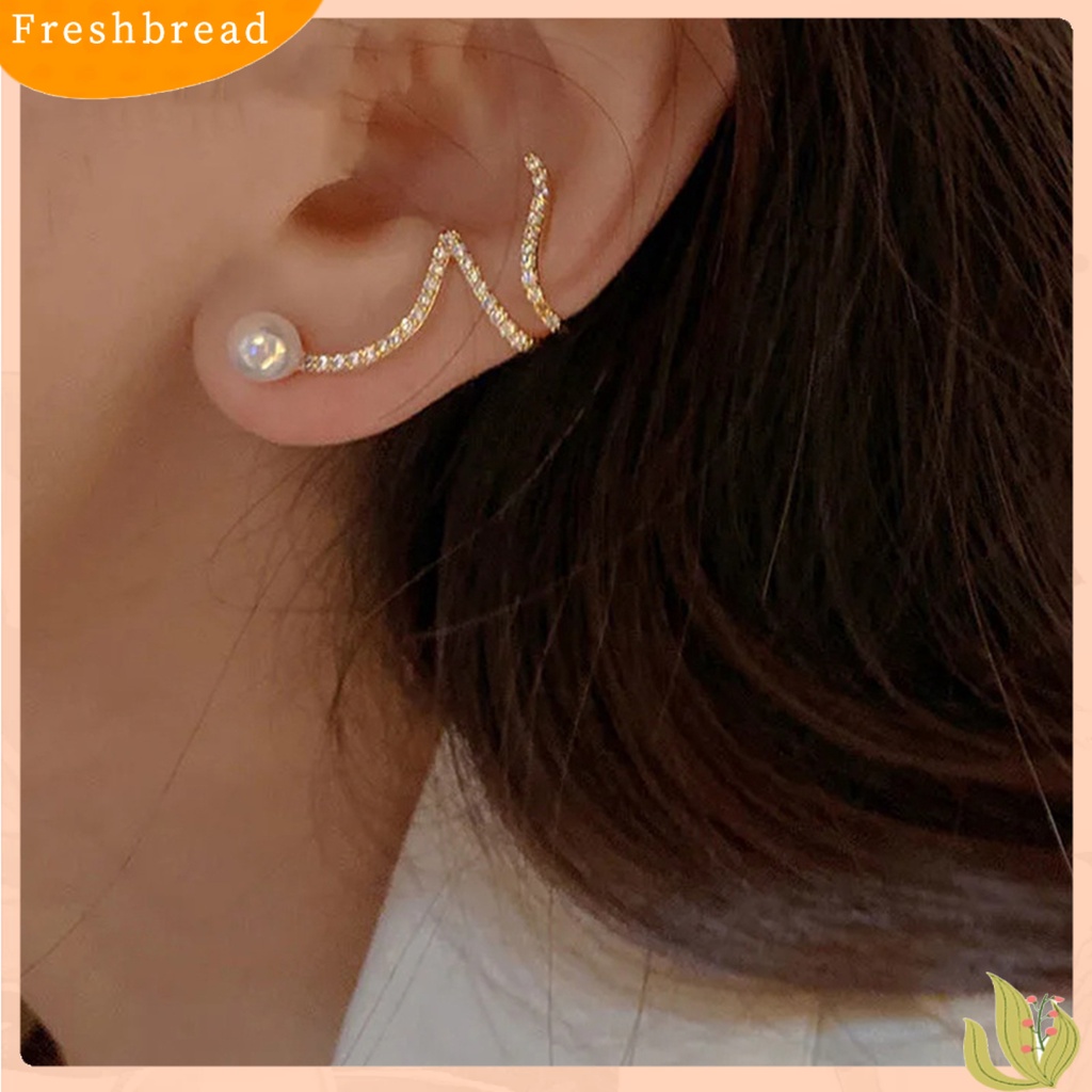 &lt; Freshbread &gt; 1pasang Anting Bersinar Elegan Sehari-Hari Memakai Perhiasan Fashion Wanita Anting Untuk Kehidupan Sehari-Hari